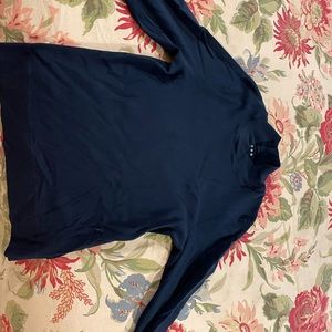 Three dot long sleeve shirt. NAVY